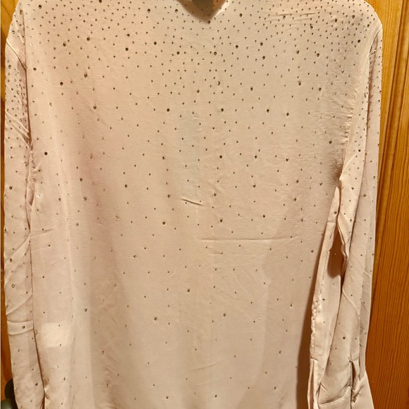 NWT RACHAEL ZOE WATERFALL RHINESTONES BLOUSE - Picture 5 of 6